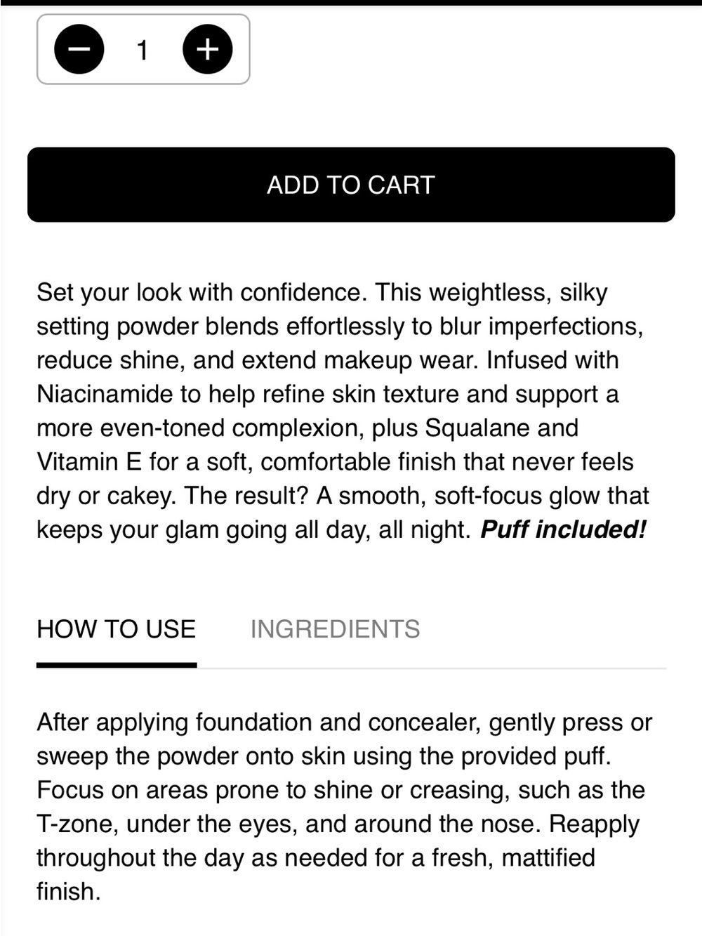 Bisha Translucent Setting Powder - White - Picture 3 of 3
